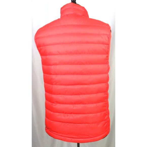 Men's Southern Tide Zip-Up 90% Down Orange Puffer Vest Jacket Medium - Picture 5 of 7